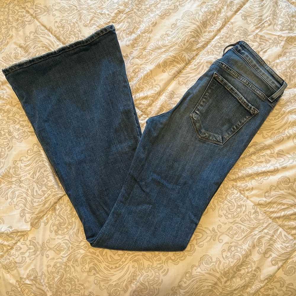 Flying money flare jeans